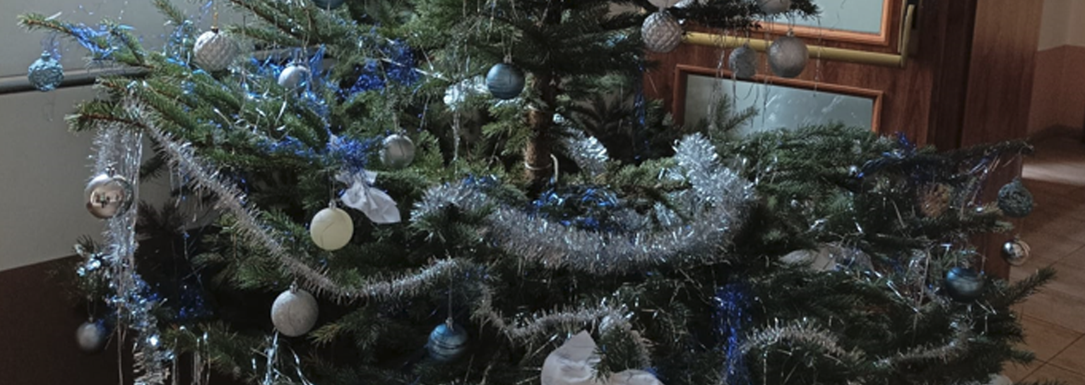 Zdobení vánočního stromečku